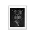 Picture of Hockey Puck Blueprint _GroupedProduct_Rectangle_Portrait_Mini_ _GroupedProduct_Rectangle_Portrait_Framed_Matted_