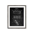 Picture of Hockey Puck Blueprint _GroupedProduct_Rectangle_Portrait_Mini_ _GroupedProduct_Rectangle_Portrait_Framed_Matted_