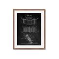 Picture of Hockey Puck Blueprint _GroupedProduct_Rectangle_Portrait_Mini_ _GroupedProduct_Rectangle_Portrait_Framed_Matted_