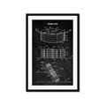 Picture of Hockey Puck Blueprint _GroupedProduct_Rectangle_Portrait_Mini_ _GroupedProduct_Rectangle_Portrait_Framed_Matted_