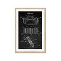 Picture of Hockey Puck Blueprint _GroupedProduct_Rectangle_Portrait_Mini_ _GroupedProduct_Rectangle_Portrait_Framed_Matted_