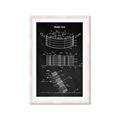 Picture of Hockey Puck Blueprint _GroupedProduct_Rectangle_Portrait_Mini_ _GroupedProduct_Rectangle_Portrait_Framed_Matted_