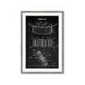 Picture of Hockey Puck Blueprint _GroupedProduct_Rectangle_Portrait_Mini_ _GroupedProduct_Rectangle_Portrait_Framed_Matted_