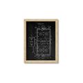 Picture of Hockey Rink Blueprint _GroupedProduct_Rectangle_Portrait_Mini_ _GroupedProduct_Rectangle_Portrait_Framed_Matted_