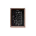 Picture of Hockey Rink Blueprint _GroupedProduct_Rectangle_Portrait_Mini_ _GroupedProduct_Rectangle_Portrait_Framed_Matted_