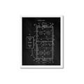 Picture of Hockey Rink Blueprint _GroupedProduct_Rectangle_Portrait_Mini_ _GroupedProduct_Rectangle_Portrait_Framed_Matted_
