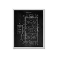 Picture of Hockey Rink Blueprint _GroupedProduct_Rectangle_Portrait_Mini_ _GroupedProduct_Rectangle_Portrait_Framed_Matted_