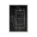 Picture of Hockey Rink Blueprint _GroupedProduct_Rectangle_Portrait_Mini_ _GroupedProduct_Rectangle_Portrait_Framed_Matted_