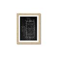 Picture of Hockey Rink Blueprint _GroupedProduct_Rectangle_Portrait_Mini_ _GroupedProduct_Rectangle_Portrait_Framed_Matted_