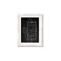 Picture of Hockey Rink Blueprint _GroupedProduct_Rectangle_Portrait_Mini_ _GroupedProduct_Rectangle_Portrait_Framed_Matted_