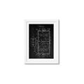 Picture of Hockey Rink Blueprint _GroupedProduct_Rectangle_Portrait_Mini_ _GroupedProduct_Rectangle_Portrait_Framed_Matted_