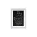 Picture of Hockey Rink Blueprint _GroupedProduct_Rectangle_Portrait_Mini_ _GroupedProduct_Rectangle_Portrait_Framed_Matted_