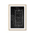 Picture of Hockey Rink Blueprint _GroupedProduct_Rectangle_Portrait_Mini_ _GroupedProduct_Rectangle_Portrait_Framed_Matted_