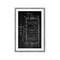 Picture of Hockey Rink Blueprint _GroupedProduct_Rectangle_Portrait_Mini_ _GroupedProduct_Rectangle_Portrait_Framed_Matted_