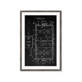 Picture of Hockey Rink Blueprint _GroupedProduct_Rectangle_Portrait_Mini_ _GroupedProduct_Rectangle_Portrait_Framed_Matted_