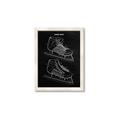 Picture of Hockey Skate Blueprint _GroupedProduct_Rectangle_Portrait_Mini_ _GroupedProduct_Rectangle_Portrait_Framed_Matted_