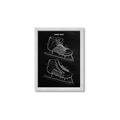 Picture of Hockey Skate Blueprint _GroupedProduct_Rectangle_Portrait_Mini_ _GroupedProduct_Rectangle_Portrait_Framed_Matted_