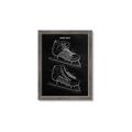 Picture of Hockey Skate Blueprint _GroupedProduct_Rectangle_Portrait_Mini_ _GroupedProduct_Rectangle_Portrait_Framed_Matted_