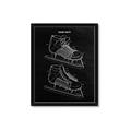 Picture of Hockey Skate Blueprint _GroupedProduct_Rectangle_Portrait_Mini_ _GroupedProduct_Rectangle_Portrait_Framed_Matted_