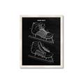 Picture of Hockey Skate Blueprint _GroupedProduct_Rectangle_Portrait_Mini_ _GroupedProduct_Rectangle_Portrait_Framed_Matted_