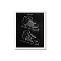 Picture of Hockey Skate Blueprint _GroupedProduct_Rectangle_Portrait_Mini_ _GroupedProduct_Rectangle_Portrait_Framed_Matted_