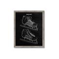 Picture of Hockey Skate Blueprint _GroupedProduct_Rectangle_Portrait_Mini_ _GroupedProduct_Rectangle_Portrait_Framed_Matted_