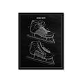 Picture of Hockey Skate Blueprint _GroupedProduct_Rectangle_Portrait_Mini_ _GroupedProduct_Rectangle_Portrait_Framed_Matted_