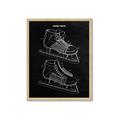 Picture of Hockey Skate Blueprint _GroupedProduct_Rectangle_Portrait_Mini_ _GroupedProduct_Rectangle_Portrait_Framed_Matted_