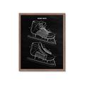 Picture of Hockey Skate Blueprint _GroupedProduct_Rectangle_Portrait_Mini_ _GroupedProduct_Rectangle_Portrait_Framed_Matted_