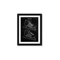 Picture of Hockey Skate Blueprint _GroupedProduct_Rectangle_Portrait_Mini_ _GroupedProduct_Rectangle_Portrait_Framed_Matted_