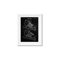 Picture of Hockey Skate Blueprint _GroupedProduct_Rectangle_Portrait_Mini_ _GroupedProduct_Rectangle_Portrait_Framed_Matted_