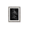 Picture of Hockey Skate Blueprint _GroupedProduct_Rectangle_Portrait_Mini_ _GroupedProduct_Rectangle_Portrait_Framed_Matted_