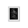 Picture of Hockey Skate Blueprint _GroupedProduct_Rectangle_Portrait_Mini_ _GroupedProduct_Rectangle_Portrait_Framed_Matted_