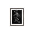 Picture of Hockey Skate Blueprint _GroupedProduct_Rectangle_Portrait_Mini_ _GroupedProduct_Rectangle_Portrait_Framed_Matted_
