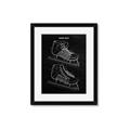 Picture of Hockey Skate Blueprint _GroupedProduct_Rectangle_Portrait_Mini_ _GroupedProduct_Rectangle_Portrait_Framed_Matted_