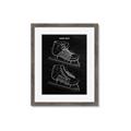 Picture of Hockey Skate Blueprint _GroupedProduct_Rectangle_Portrait_Mini_ _GroupedProduct_Rectangle_Portrait_Framed_Matted_