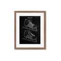 Picture of Hockey Skate Blueprint _GroupedProduct_Rectangle_Portrait_Mini_ _GroupedProduct_Rectangle_Portrait_Framed_Matted_