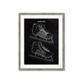 Picture of Hockey Skate Blueprint _GroupedProduct_Rectangle_Portrait_Mini_ _GroupedProduct_Rectangle_Portrait_Framed_Matted_