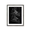 Picture of Hockey Skate Blueprint _GroupedProduct_Rectangle_Portrait_Mini_ _GroupedProduct_Rectangle_Portrait_Framed_Matted_