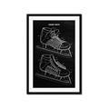 Picture of Hockey Skate Blueprint _GroupedProduct_Rectangle_Portrait_Mini_ _GroupedProduct_Rectangle_Portrait_Framed_Matted_