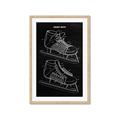 Picture of Hockey Skate Blueprint _GroupedProduct_Rectangle_Portrait_Mini_ _GroupedProduct_Rectangle_Portrait_Framed_Matted_