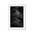 Picture of Hockey Skate Blueprint _GroupedProduct_Rectangle_Portrait_Mini_ _GroupedProduct_Rectangle_Portrait_Framed_Matted_