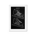 Picture of Hockey Skate Blueprint _GroupedProduct_Rectangle_Portrait_Mini_ _GroupedProduct_Rectangle_Portrait_Framed_Matted_