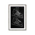 Picture of Hockey Skate Blueprint _GroupedProduct_Rectangle_Portrait_Mini_ _GroupedProduct_Rectangle_Portrait_Framed_Matted_