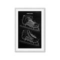 Picture of Hockey Skate Blueprint _GroupedProduct_Rectangle_Portrait_Mini_ _GroupedProduct_Rectangle_Portrait_Framed_Matted_