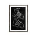 Picture of Hockey Skate Blueprint _GroupedProduct_Rectangle_Portrait_Mini_ _GroupedProduct_Rectangle_Portrait_Framed_Matted_