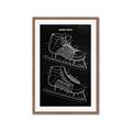 Picture of Hockey Skate Blueprint _GroupedProduct_Rectangle_Portrait_Mini_ _GroupedProduct_Rectangle_Portrait_Framed_Matted_