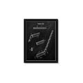 Picture of Hockey Stick I Blueprint _GroupedProduct_Rectangle_Portrait_Mini_ _GroupedProduct_Rectangle_Portrait_Framed_Matted_