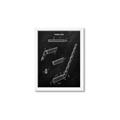 Picture of Hockey Stick I Blueprint _GroupedProduct_Rectangle_Portrait_Mini_ _GroupedProduct_Rectangle_Portrait_Framed_Matted_