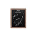 Picture of Hockey Stick I Blueprint _GroupedProduct_Rectangle_Portrait_Mini_ _GroupedProduct_Rectangle_Portrait_Framed_Matted_